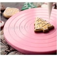thumbnail image 3 of ShenMo Trukeik Rotating Base Support for Cakes and Cookies. Pastry tool. Decorate and Display Mini Cakes, Cookies, Cupcakes, Cake Pop. Size: Mini 14cm., 3 of 5