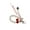 Red, variant on Stylish Alloy Bag Charm Multifunctional Lip Balm Keyring Pendant Charam Fruit Pearls Jewelry Decoration