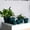 Dark Green, variant on Vertical Pattern Thickened Pot, Non Ceramic Potted Plant Container, Balcony Small Flowerpot for Indoor Outdoor Home Garden Decor