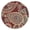 Aesthe, variant on Fitted Round Table Cover with Tropical Beach Coral & Fish Pattern - Waterproof Spill-Proof Elastic Tablecloth for Outdoor Use