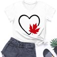 thumbnail image 2 of Camisas de Manga Corta para las Mujeres Impresión de Manga Corta Cuello Redondo, Camisa Casual de Poliéster para las Mujeres, Lavado de Manos, 2 of 6