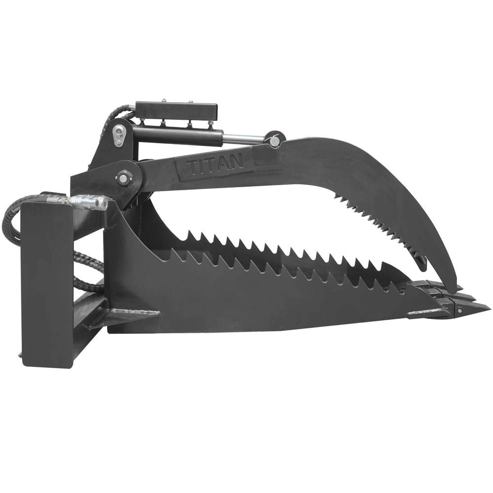 Titan Attachments Stump Bucket Grapple Attachment Extreme Duty 0.5