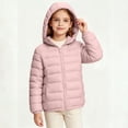 thumbnail image 5 of StSilkitty Kids Puffer Jacket Long Sleeve Full Zip up Hooded Jacket Fall Winter Cotton Warm Outerwear with Pockets, 5 of 8