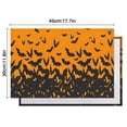 thumbnail image 6 of Orange Halloween Bats Summer Placemats Table Placemats Set Of 4-Linen Kitchen Washable Placemats Table Mats 11.8"x17.7" Non-Slip Heat Resistant, 6 of 6