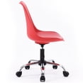 thumbnail image 4 of Pemberly Row Chaise de Bureau en Rouge, 4 of 5