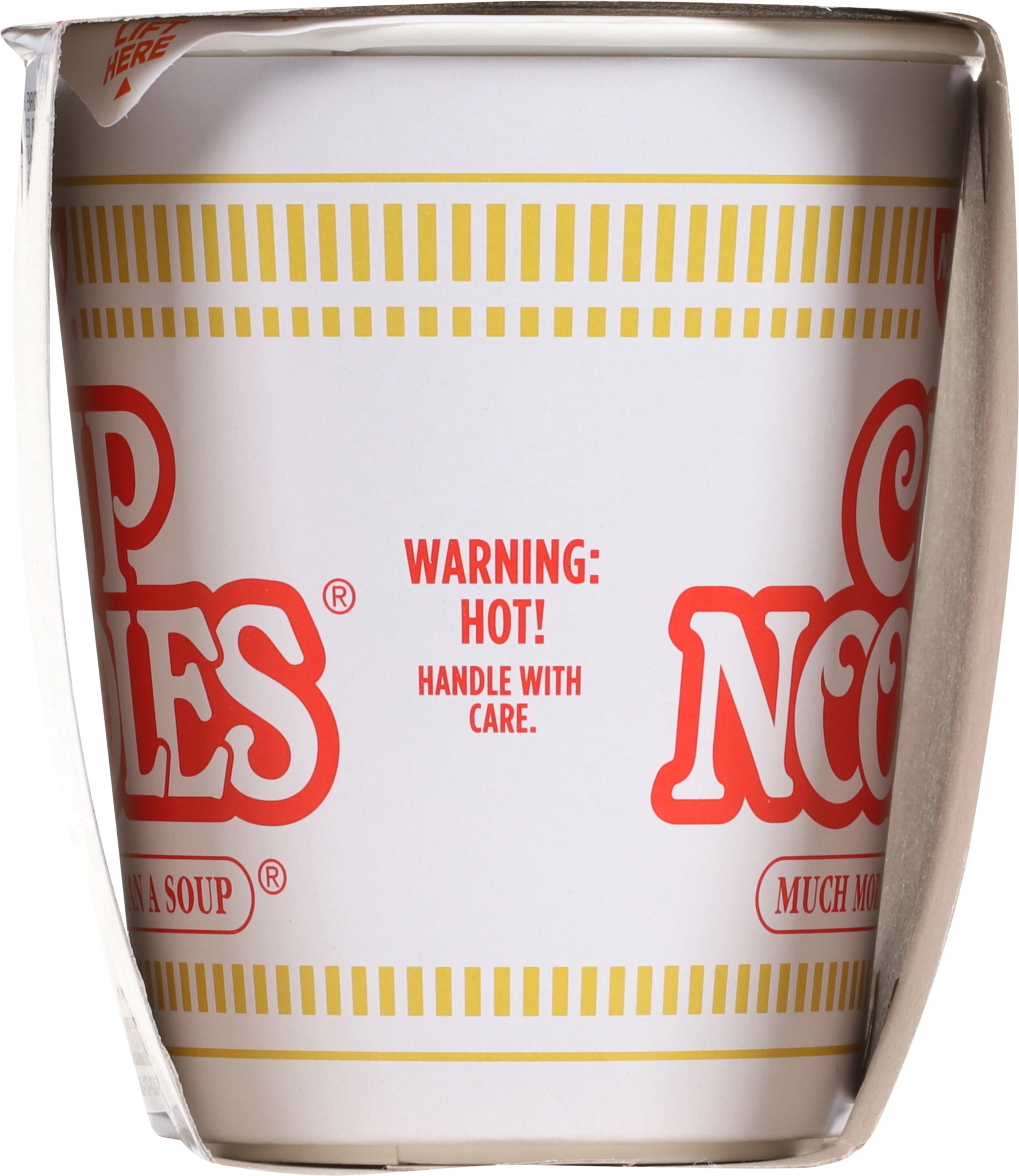 Nissin Foods Cup Noodles Ramen Noodle Soup, Chicken Flavor, 2.25 oz Cup, Shelf-Stable