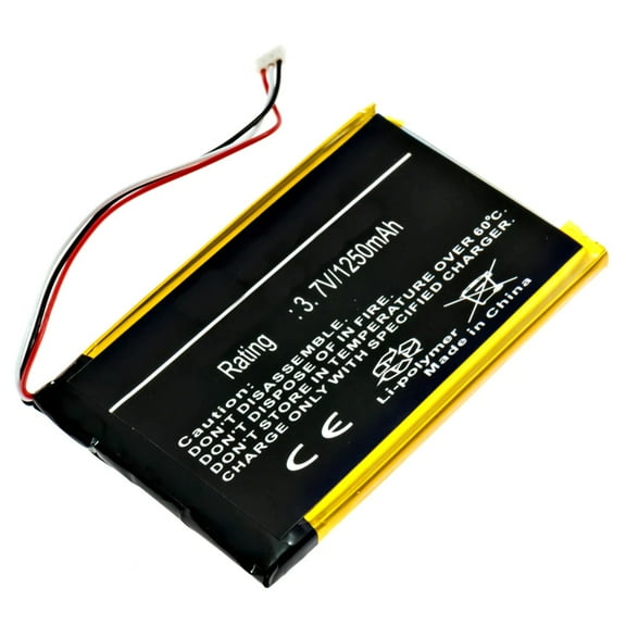 Batteries N Accessories BNA-WB-P4142 GPS Battery - Li-Pol, 3.7V, 1250 mAh, Ultra High Capacity Battery - Replacement for Garmin 361-00051-02 Battery