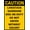 Warning Sign 2, variant on Caution Do Not Enter Work Area Renovation Sign, 8"x12" Rustic Metal Tin Wall Decor, Art for Home Outdoor Cafe Bar Kitchen