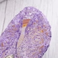 thumbnail image 3 of EeaseMX 1 par de hermosas sandalias de plástico color gelatina para niñas pequeñas, talla 29, color morado, 3 of 8