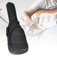 thumbnail image 3 of Tachiuwa Black Electric Guitar Bag Padded Backpack Case Cover Waterproof Convenient Grip, 3 of 8
