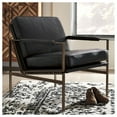 thumbnail image 3 of Signature Design by Ashley Contemporary Puckman Accent Chair  Black, 3 of 7