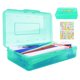 thumbnail image 1 of Stifttebox Kinder,Stiftebox,Stifte Organizer,Stifte aufbewahr,Stiftebox mit Deckel,Aufbewahrung Stifte,Transparente Stapelbar Stationery Organizer Aufkleber,Boys Pencil Case Personalised, 1 of 7