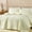 Beige, variant on 2/3Pcs Bohemian Coin Pattern Quilted Bedspread Set, 1 Quilt & 1 Or 2 Pillowcases, Versatile All-Season Bedding, Multiple Colors Available(White,Twin)