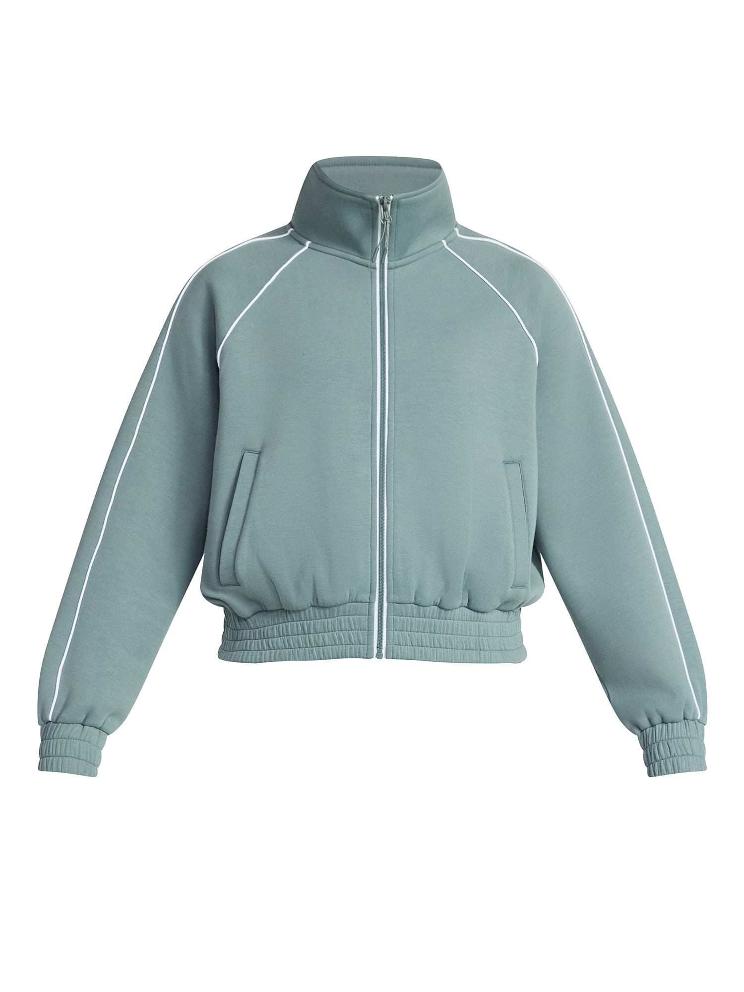 Avia Women's ScubaKnit Track Jacket, Sizes XS-XXXL