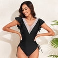 thumbnail image 4 of KYAIGUO Women's Two Piece Swimsuit Triangle Bikini Halter String Tie Side Bathing Suit S-XL, 4 of 8