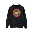 thumbnail image 1 of Wonder Woman Womens Circle Logo Sweatshirt, 1 of 2
