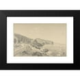 thumbnail image 2 of Carl Wilhelm Goetzloff 14x11 Black Modern Framed Museum Art Print Titled - View of the Coast of Sorrento Near Vico (1800-1866), 2 of 5