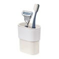 thumbnail image 3 of (2 pack) iDesign Self-Adhesive Bathroom Tumbler – Orleans Collection - Coconut/White, 3 of 12