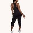 thumbnail image 6 of Baqcunre Jumpsuits for Women Womens Solid Camisole Jumpsuits V Neck Sleeveless Rompers Casual Jogger Rompers with Pockets Jumpsuits for Women Dressy One Piece Jumpsuits for Women, 6 of 9