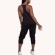 thumbnail image 4 of Gibobby Monos de Moda Monos de camisola sólidos para mujer con cuello en V sin mangas, monos informales para correr con bolsillos(Negro， XXXL), 4 of 5