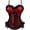 Red, variant on Corset Top Bustiers Womens Polka Dots Padded Bra Flower Costumes Basques Plus Size Beige 3XL