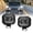 Black with White Halo[cite: 1], variant on Rupoun LED Light Bar 120W 18000LM Super Bright Spot Driving Lights Waterproof Fog Lights Square LED Pods with Amber DRL Light for Car Motorcycle SUV ATV Truck 7.09 inches / 18 cm[cite: 1]