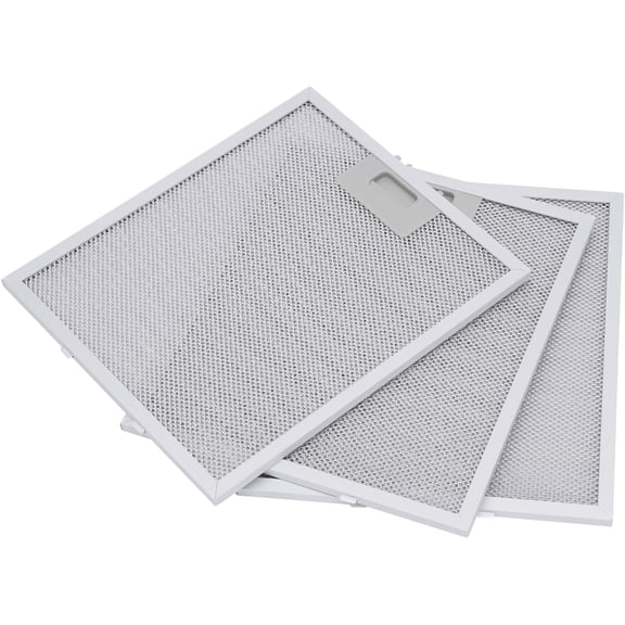 Range Hood Filters 3 Pack 10.5 * 12 inch Aluminum Mesh Range Hood Filter Replacement 3-Layer Universal Grease Filter, Easy to Install