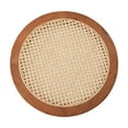 thumbnail image 4 of Bandeja de ratán Soledad para servir Madera de cerezo 40 cm Diámetro, 4 of 7