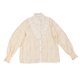 thumbnail image 2 of Blusa De Manga Larga, Camisa De Chorro De Encaje De Collar Vintage Para Citas Para El Trabajo, 2 of 7