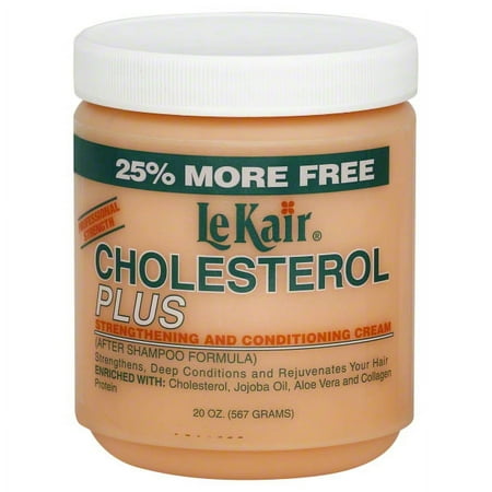 LeKair Cholesterol Plus 20 Oz. Aloe Vera & Joboba Oil Strengthening & Conditioning Cream
