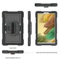 thumbnail image 5 of Dteck with Shoulder Strap Case for Samsung Galaxy Tab A7 Lite 8.7-inch SM-T220 T225 (2021 Released),360 Degree Rotation Shockproof Rubber 3-Layers Protection Case Hybrid Kickstand Cover,Black, 5 of 8