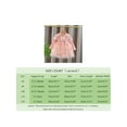 thumbnail image 5 of Wassery Toddler Girl Casual A-Line Dress Baby Little Girl Long Sleeves Butterfly Print Princess Dress 9M 12M 18M 24M 3T 4T Kids Girls Fall Party Dress, 5 of 8