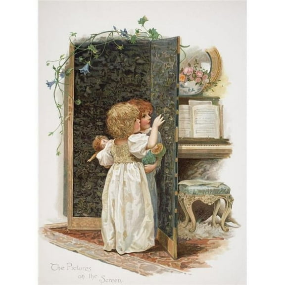 The Pictures On The Screen Poster Print, 12 x 16