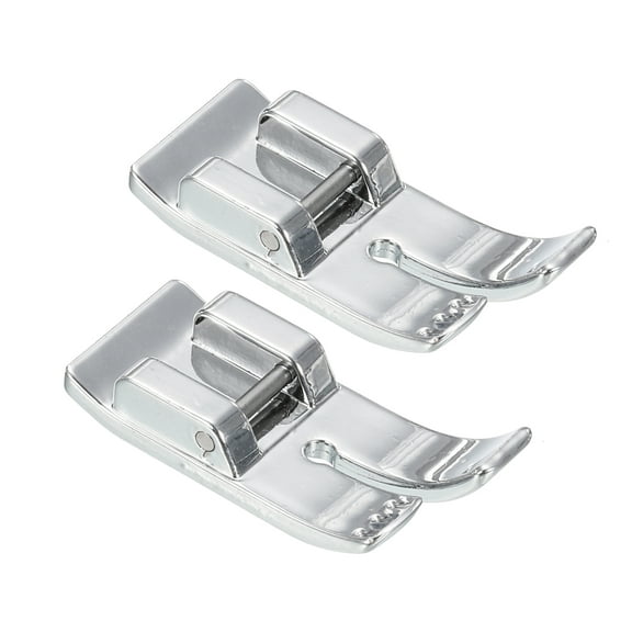 Uxcell 7304 1/4 Inch Straight Stitch Sewing Machine Presser Foot, 2 Pack