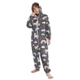 thumbnail image 5 of Unicorn Rainbow Cloud Pattern One Piece Pajamas Soft Jumpsuit Cozy Sleep and Play Romper Zipper and Pockets 13Y-14Y, 5 of 8
