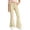 Beige, variant on School Uniform Pants for Girls Bell Bottom Pants High Stretch Elastic Waist Flare Trousers Size 5-16 Years Teen Girls Kids Back To School