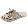 thumbnail image 1 of asddcavvf Womens Summers Fashion Flat Slippers Ladies Casual Hollow Out Slip On Shoes, 1 of 6