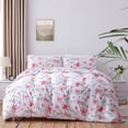thumbnail image 2 of Floral Duvet Cover Set Peach Blossom Twin, 2 of 8