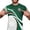Green1, variant on Soccer Jersey Shirt for Men Mexico Crewneck Short Sleeve Men Shirt Summer Printed T Shirt Leisure Shirt Casual Shirts 3XL
