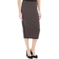 thumbnail image 1 of Max Studio London Womens Phoebe Midi Pencil Skirt, Grey, Medium, 1 of 2