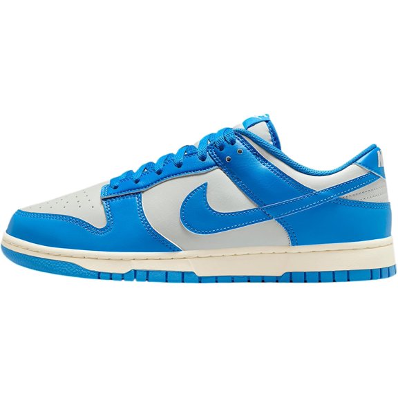 Men's Nike Dunk Low Retro Light Silver/LT Photo Blue (HF5441 002) - 10