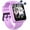 Purple-1, variant on Kids Game Smart Watch for Boys Girls, 24 Games 5 Languages 3 Alarms 2 Cameras Music Torch Pedometer Calendar, 1 Count
