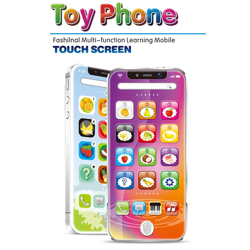 Educational toys Cellphone with LED Baby Kid Educational phone English Learning 