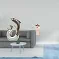 thumbnail image 2 of Estatua Moderna Abstracta De Cerámica Con Un Delfín Y Una Niña, Ideal Para Soporte De TV, Chimenea, Oficina, Sala De Estar, Mesa De Centro, Dormitorio O Decoración Rústica., 2 of 8