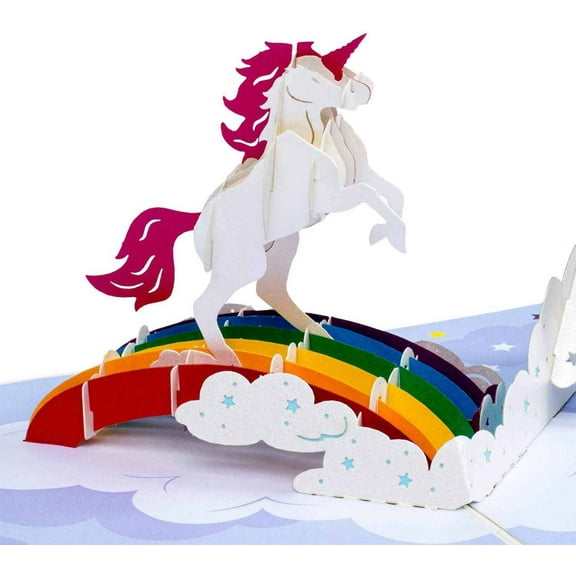 Unicorn Pop Up Birthday Card