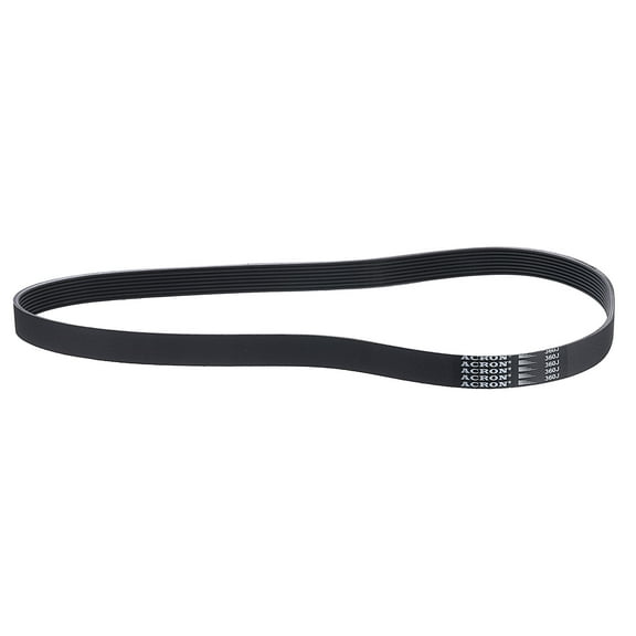 360J8 PJ V-Ribbed Belt 8 Ribs 36" Length x 0.74" Width x 0.14" Height, EPDM Rubber Poly V Belt