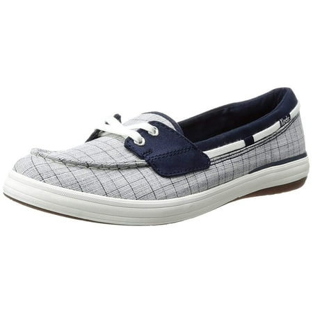 Keds Women's Glimmer Sporty Check Fashion Sneaker, Peacoat Navy, 7.5 M US