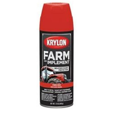 Krylon Farm - Krylon 1941 Krylon Farm & Implement Paints Ford Red 12 oz. Aerosol Krylon Farm & Implement Paints