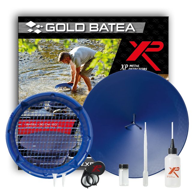 Kit de batea para oro XP Metal Detectors de 50 cm, azul, con accesorios
