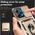thumbnail image 5 of Estuche GANGXUN para Xiaomi Redmi Note 12 5G, soporte giratorio 360°, estilo mecánico y magnético, 5 of 5